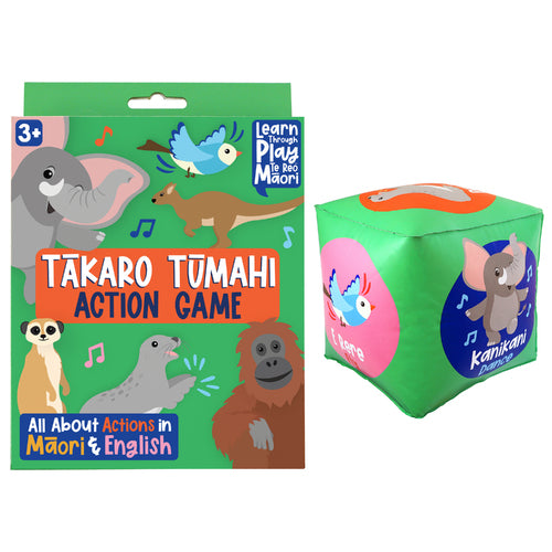 Actions in Te Reo Māori Inflatable Cube 20cm