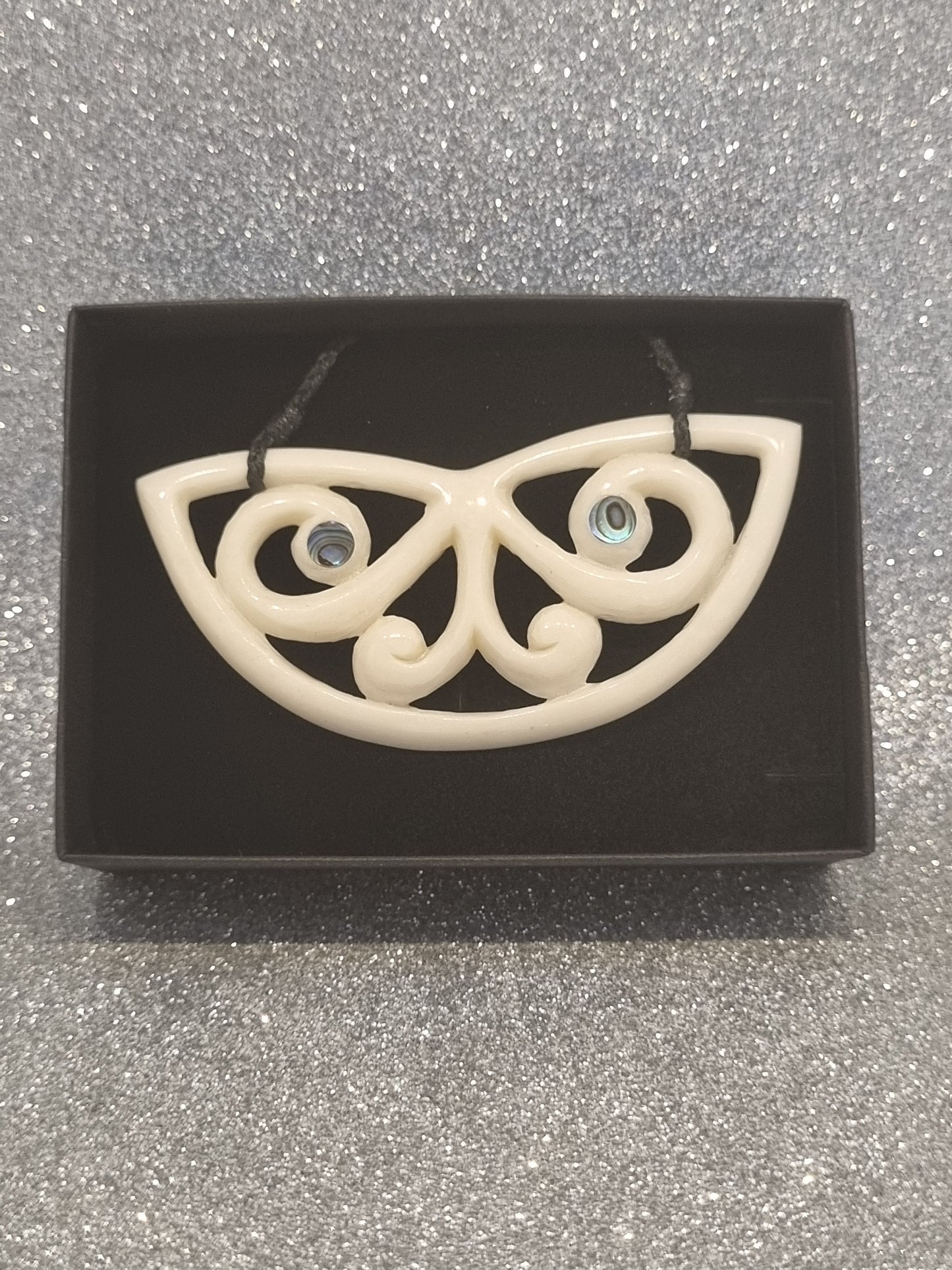 Koru Breastplate with Paua