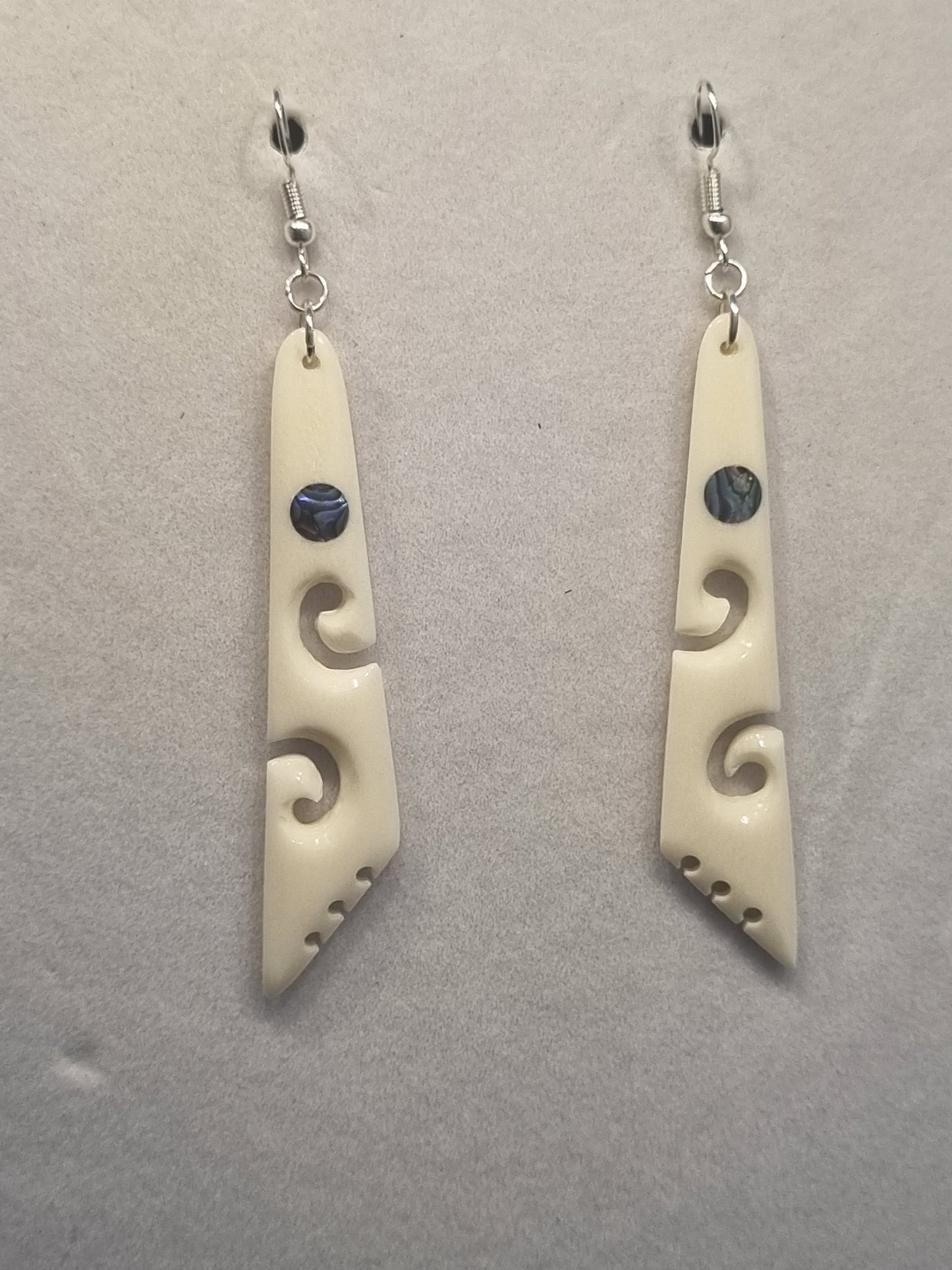 Bone earrings (medium)