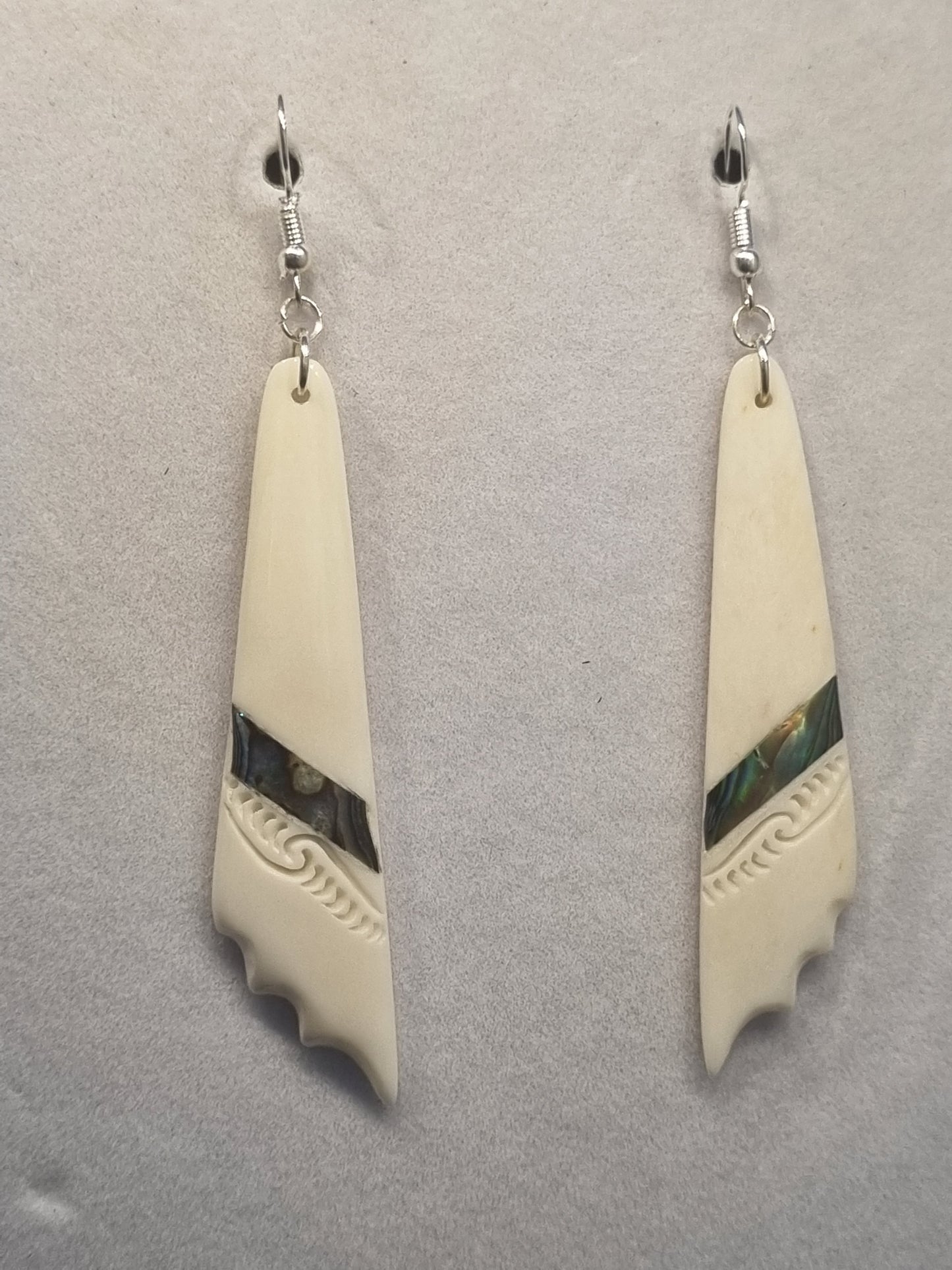 Bone earrings (medium)