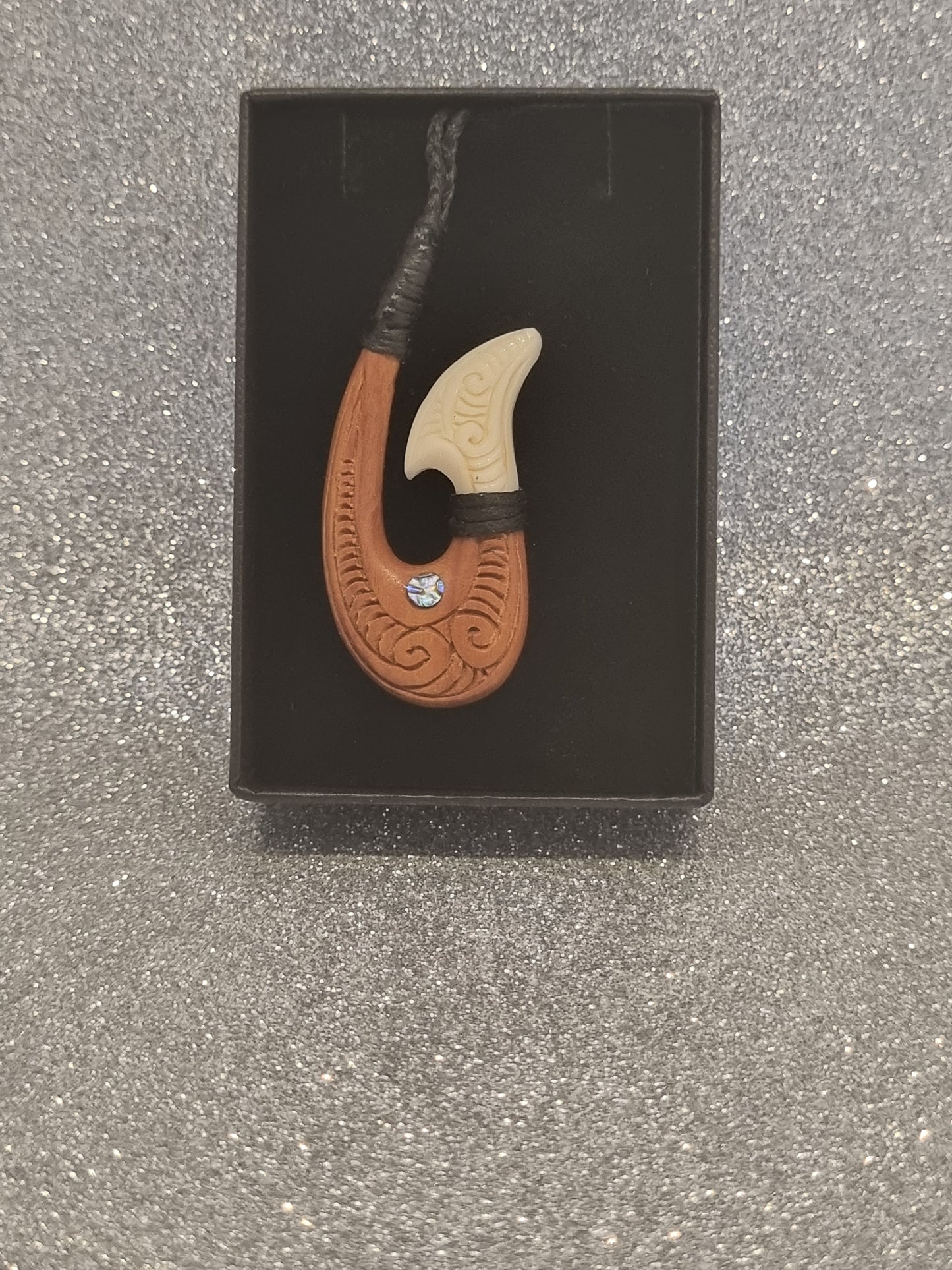 Hei Matau Bone/Wood Carving (Small)