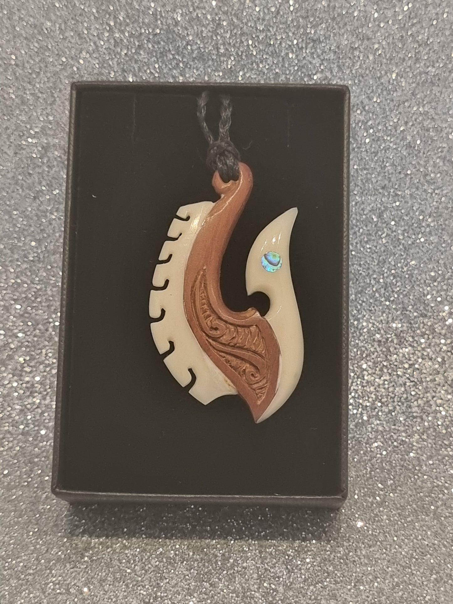 Hei Matau Bone/Wood Carving (Small)