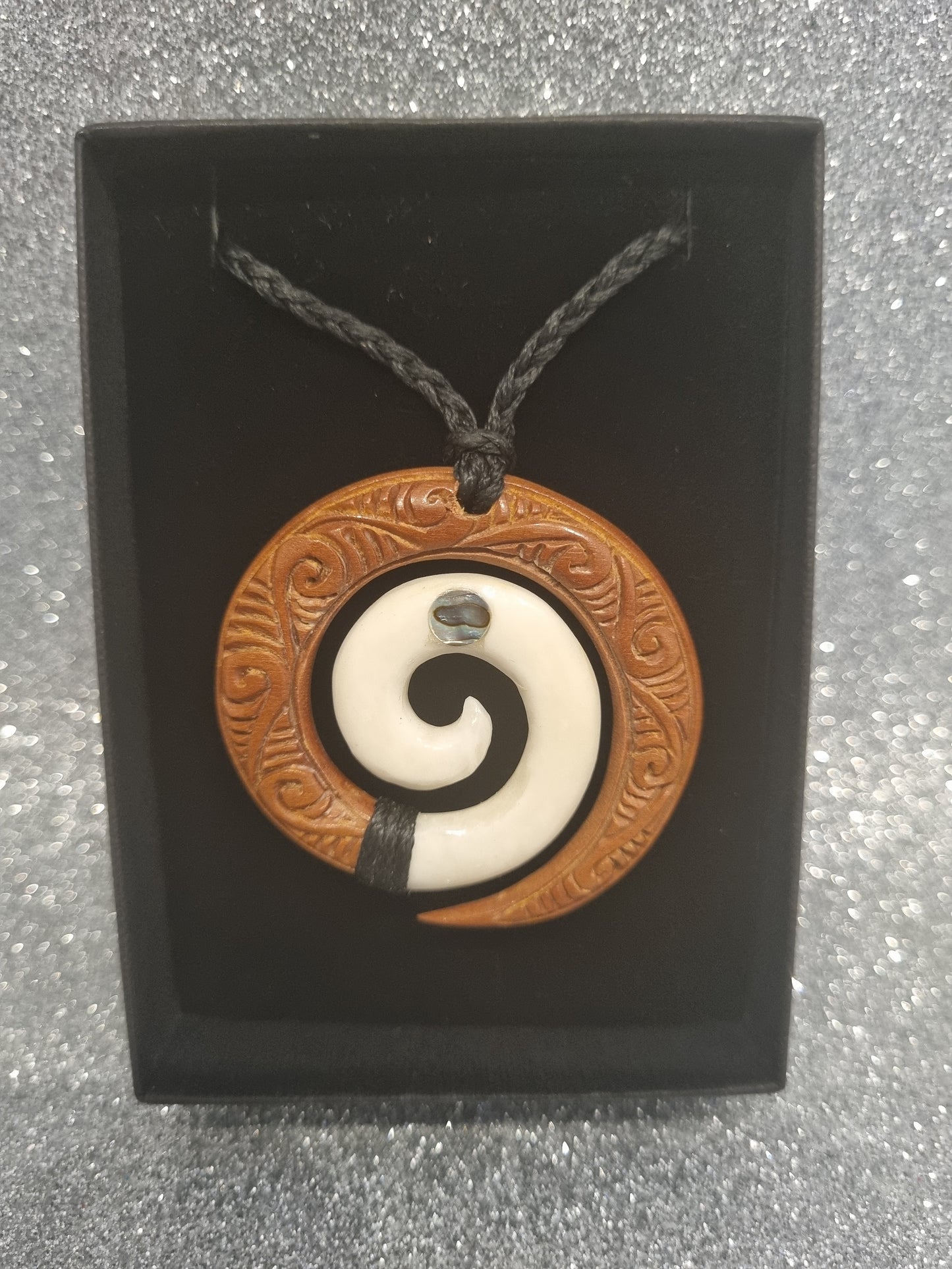 Koru Bone/Wood Carving (Medium)