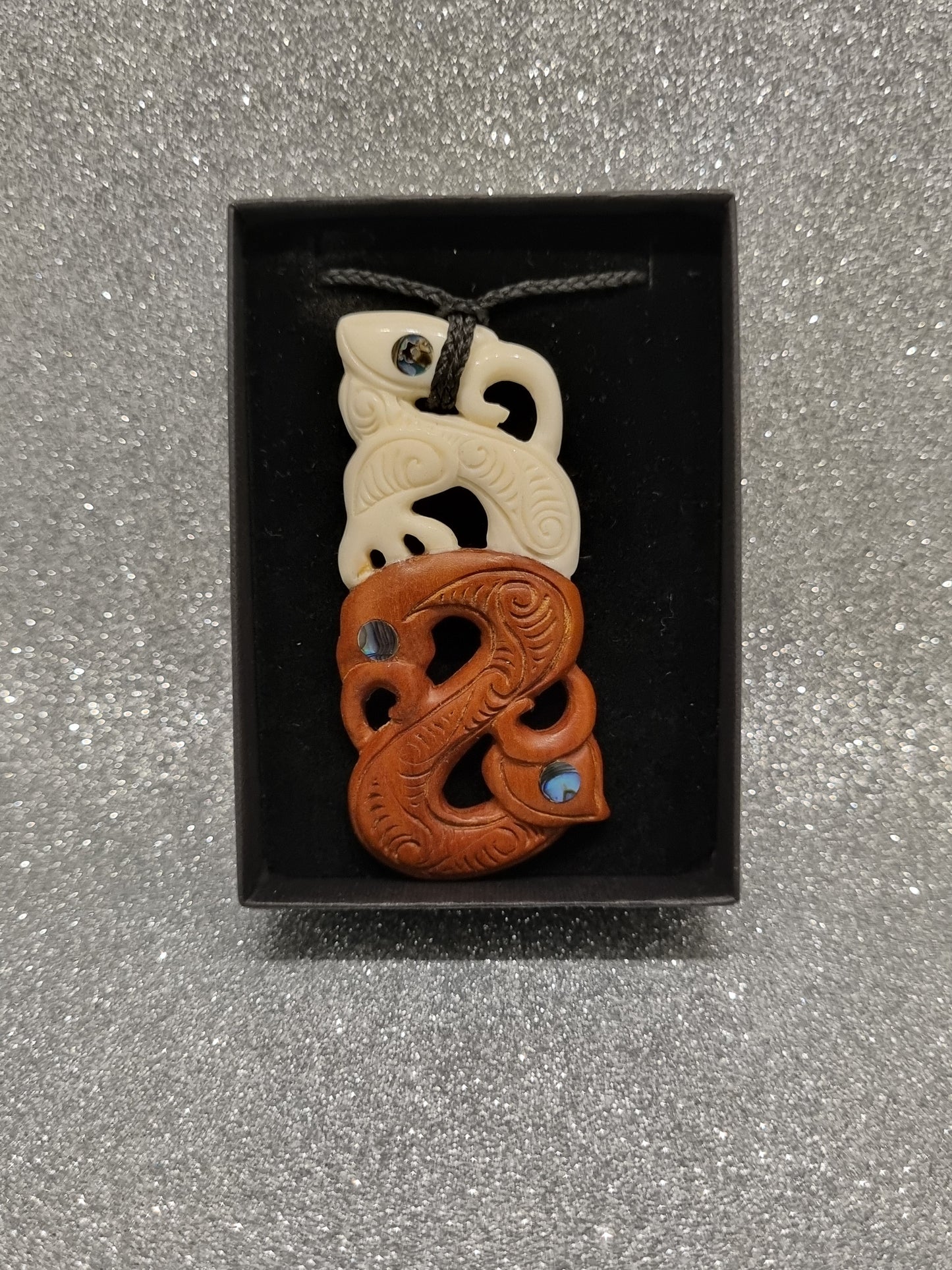 Manaia Bone/Wood Carving