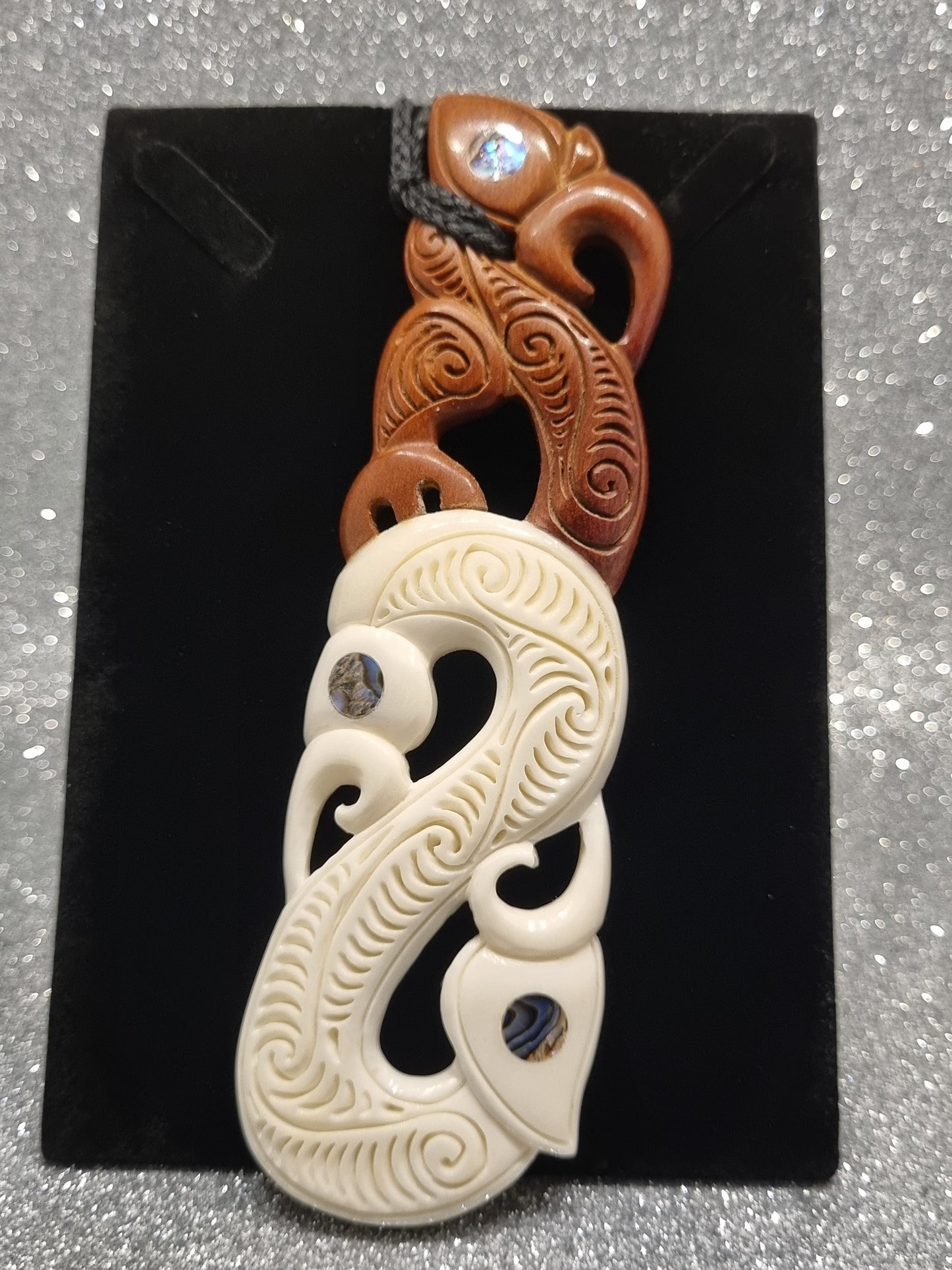 Manaia (Bone/Wood) Carving